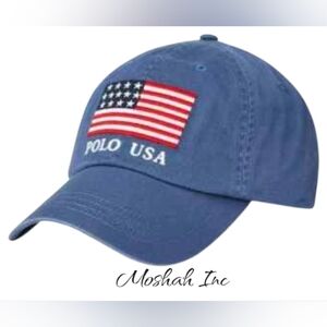 Polo Ralph Lauren Blue Adjustable Baseball Cap MSRP $65